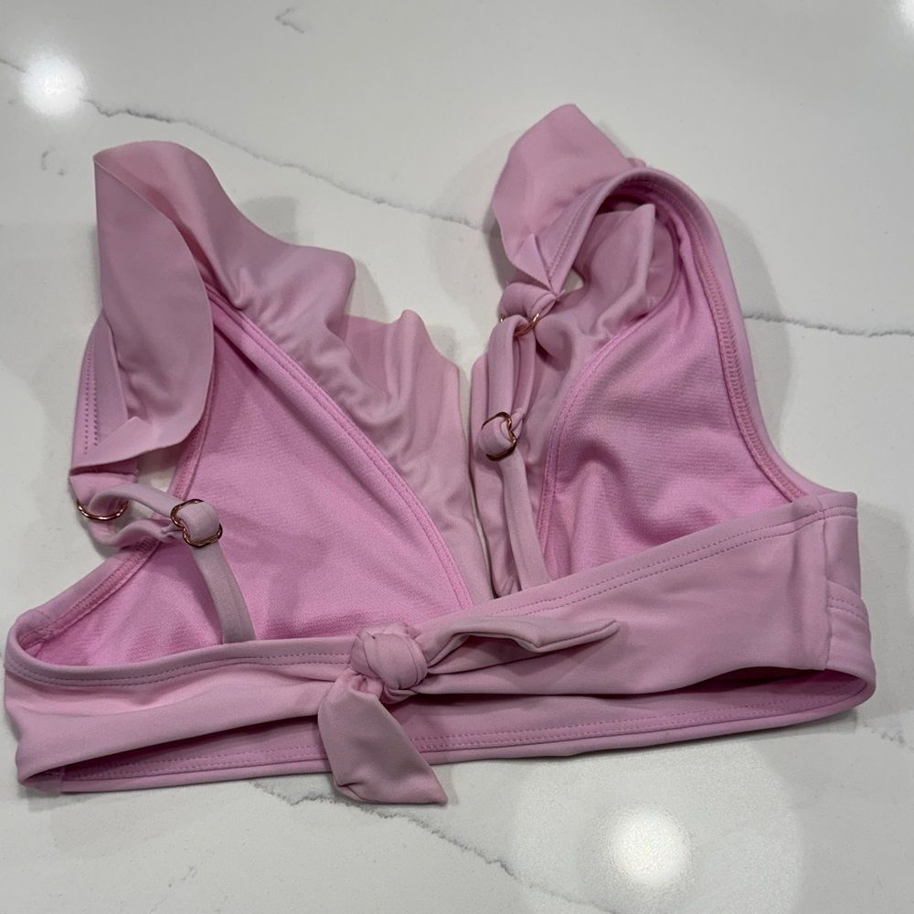 Raisins Light Pink Ruffled Bikini Set - Picture 3 of 3